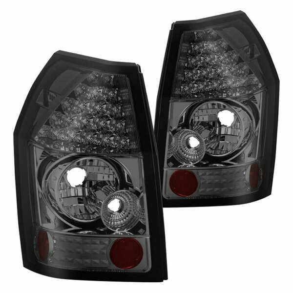 Laptopdigitalme LED Tail Lights for 2005-2008 Dodge Magnum - Smoke LA3896788